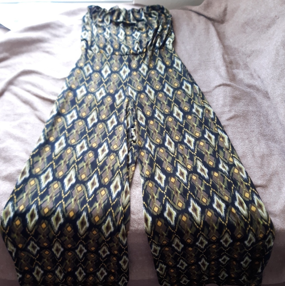 Argyle styled jumpsuit